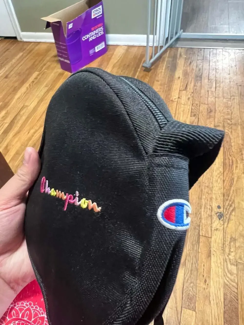 Champion Rainbow Logo Canteen Round Crossbody Bag